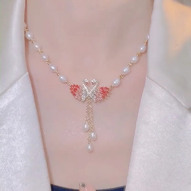 Lovely Silver Heart Pendant Necklace - Luxicro