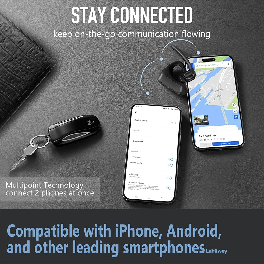 Cordless Bluetooth ANC Stereo Headphones
