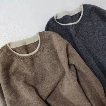 Soft Cashmere Women's Crew Neck Winter Sweater