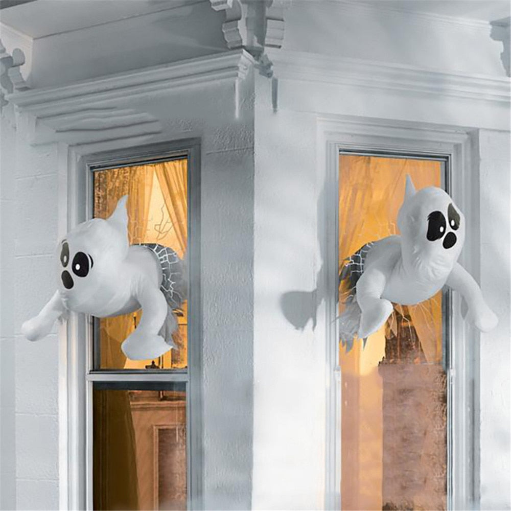Scary Ghost Window Halloween Decoration