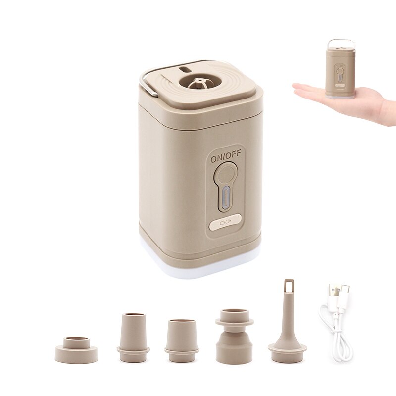 Compact Cordless Air Compressor for Inflatable Beds - Luxicro