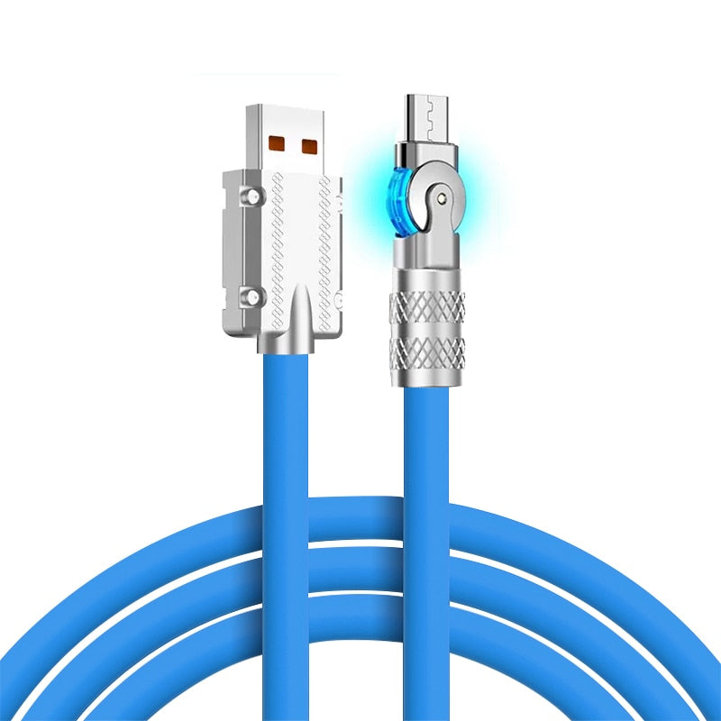 Quick Charge 360 Degree Rotating Phone Cord