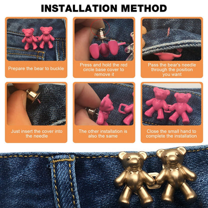 Concealed Waist Easy Fit Buckle Belt Clips