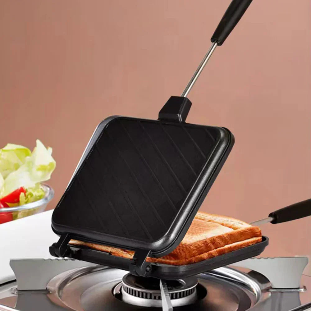 Easy Clean Double Sided Sandwich Maker Toaster