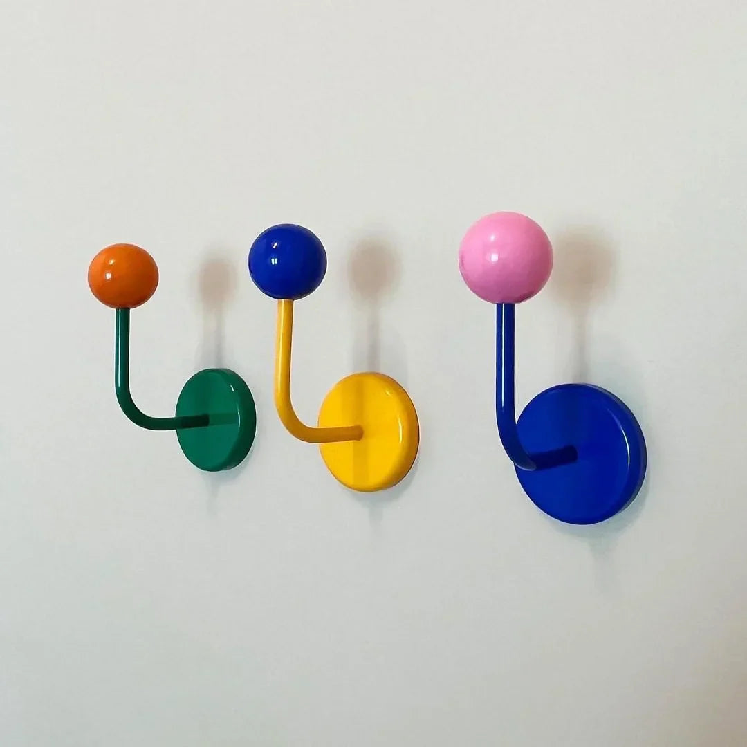 Stylish Metal Ball Wall Hook for Home & Office - Luxicro