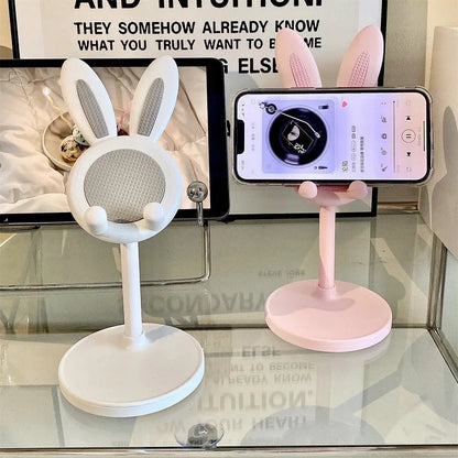 Colorful Rabbit Cell Phone Stand Adjustable