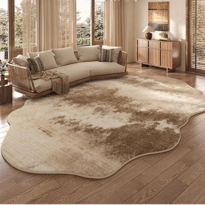 Plush Fuzzy Floor Rug Lamp for Living Room - Luxicro