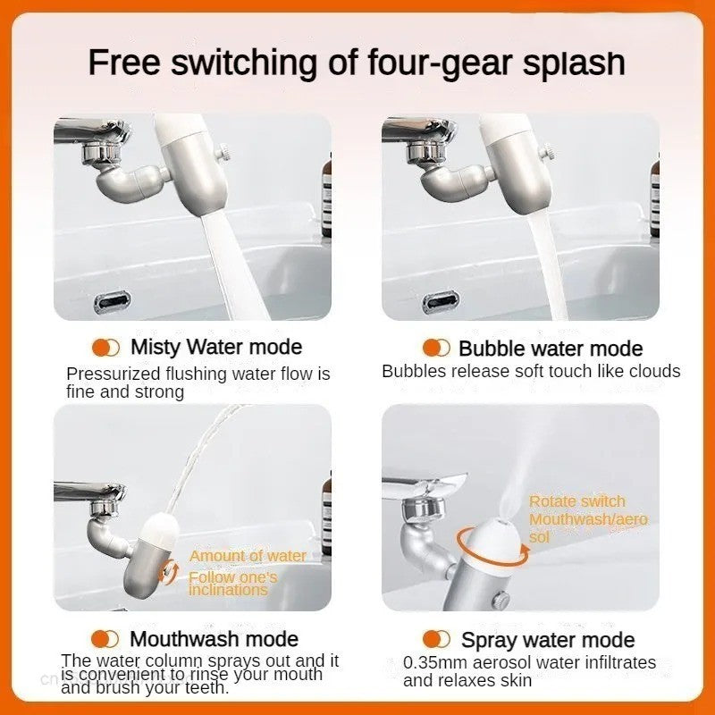 Flexible Kitchen Sink Spray Nozzle Faucet Extender