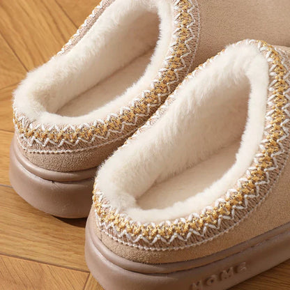 Cozy Fuzzy Women's Slipper Shoes - Warm Plush Footwear