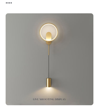 Contemporary LED Gold Sconce Wall Lamp 24W