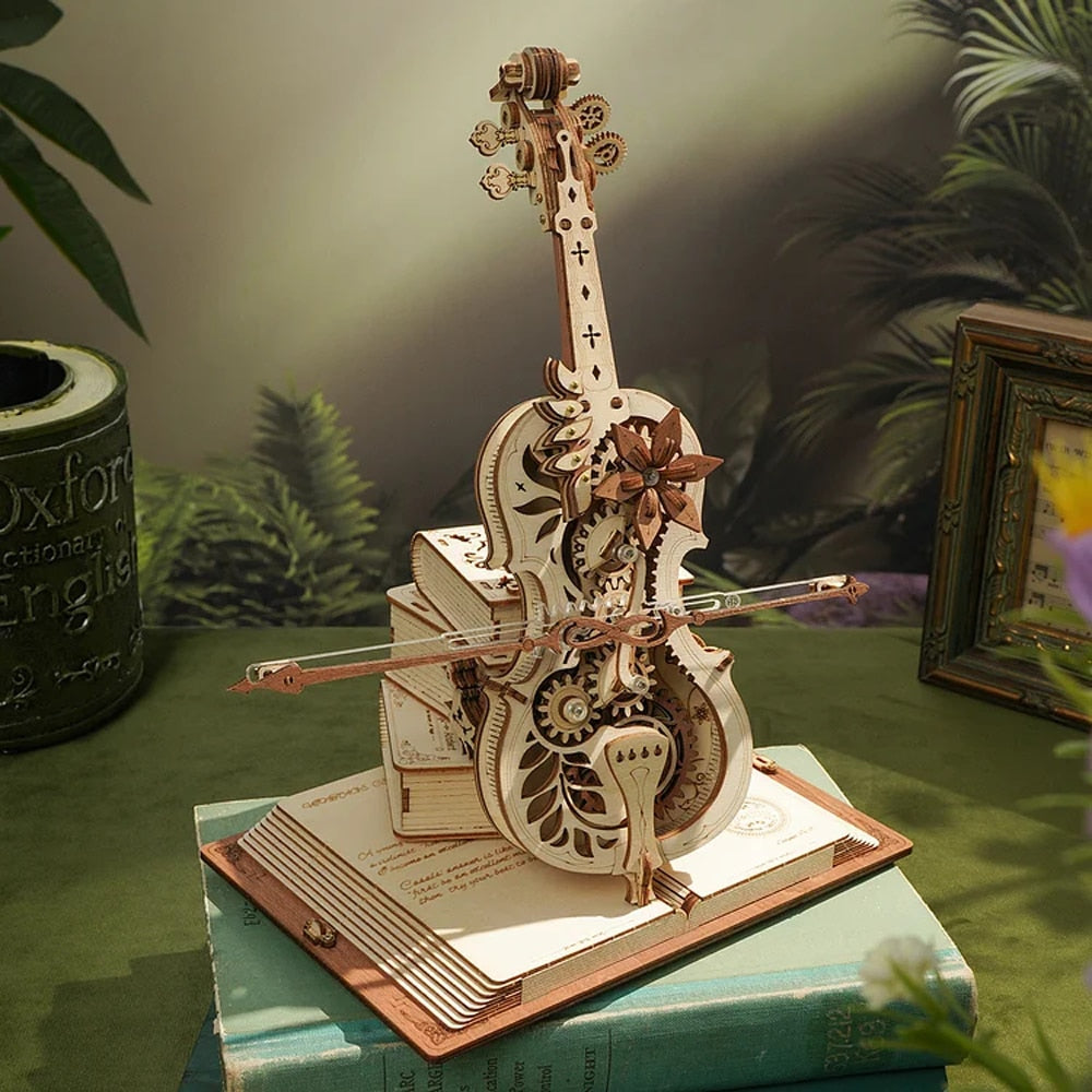 Handcrafted Wood 3D Puzzle Music Box