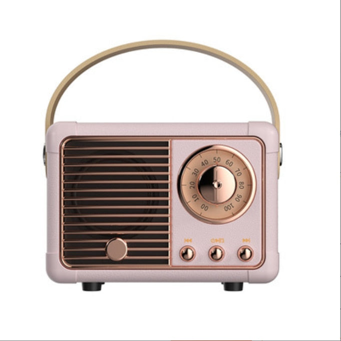 Portable Retro Bluetooth Speaker System