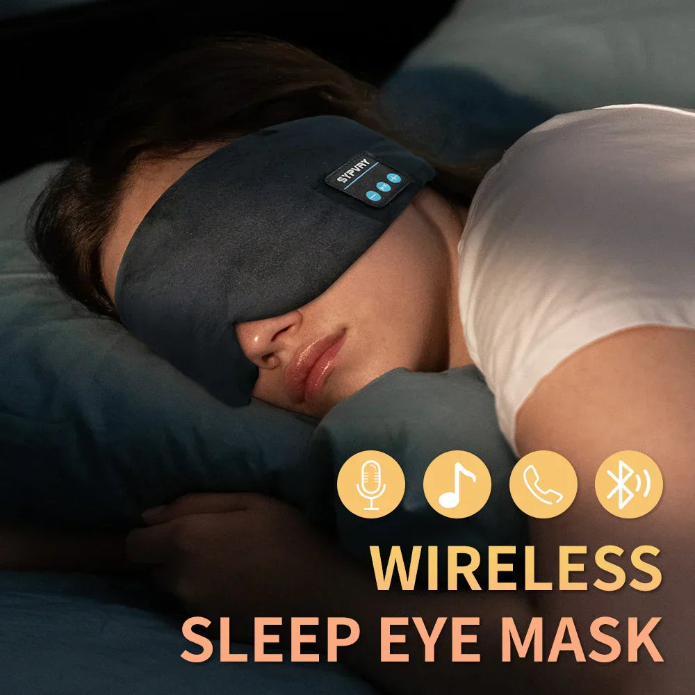 Comfortable Sleep Mask Headphones Set