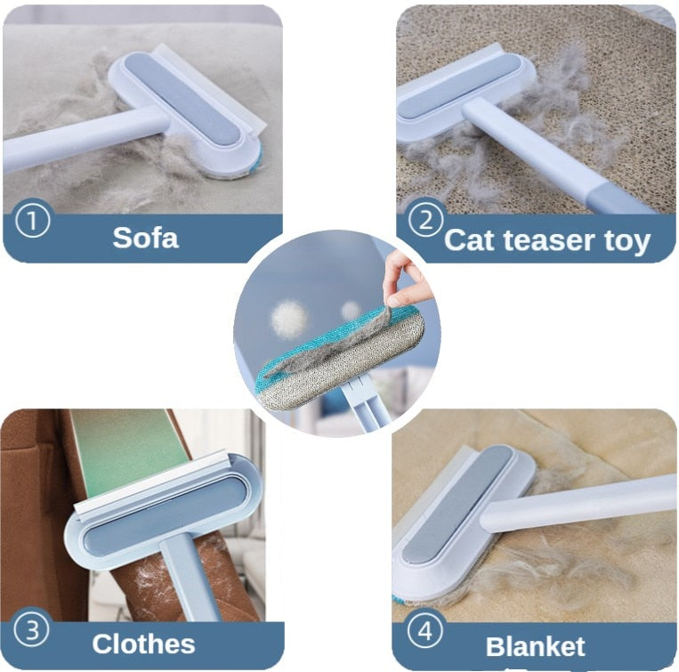 Effective Pet Hair Window Cleaning Brush Tool