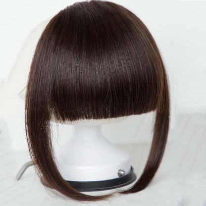 Easy Clip On Realistic Fake Fringe Hair Bangs