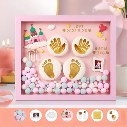 Custom Baby Hand and Footprint Art Set