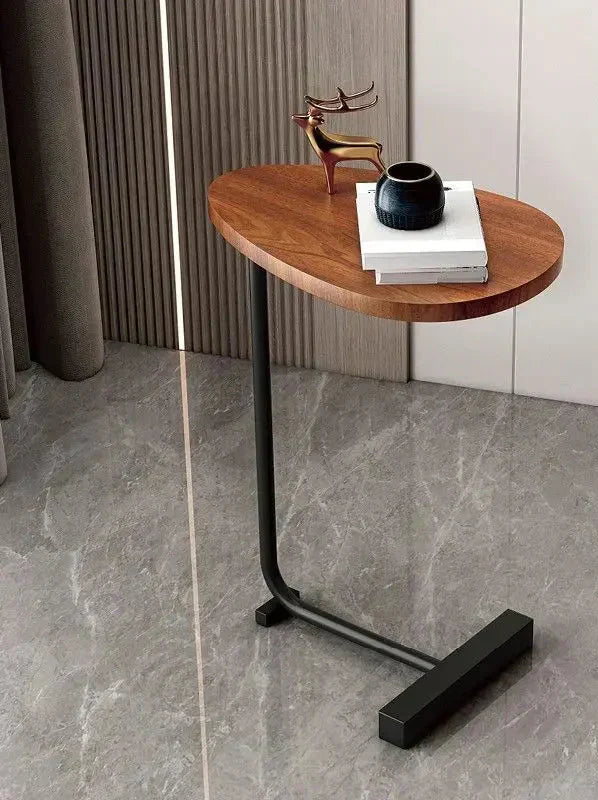 Compact Wooden Side Table