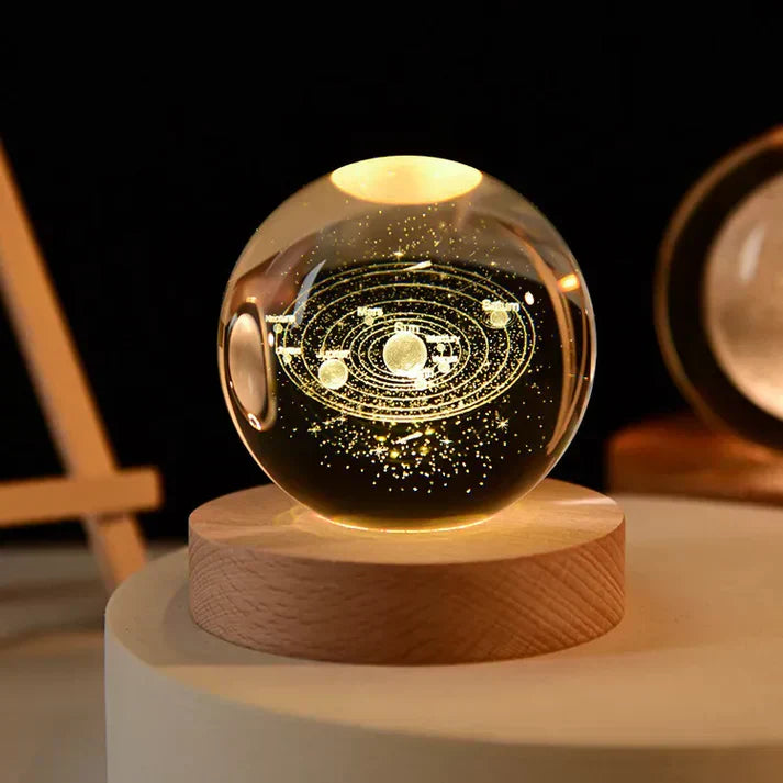 Beautiful Glass Table Lamp Home Decor