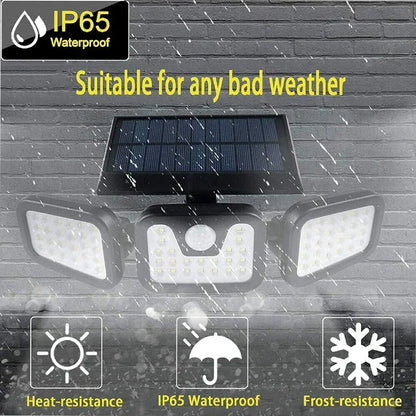 Energy Efficient Motion Sensor Solar Outdoor Lamp