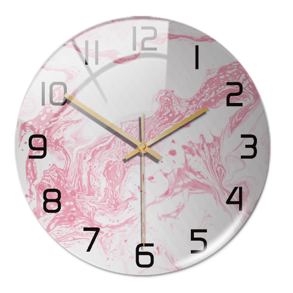 Elegant Silent Marble Wall Clock