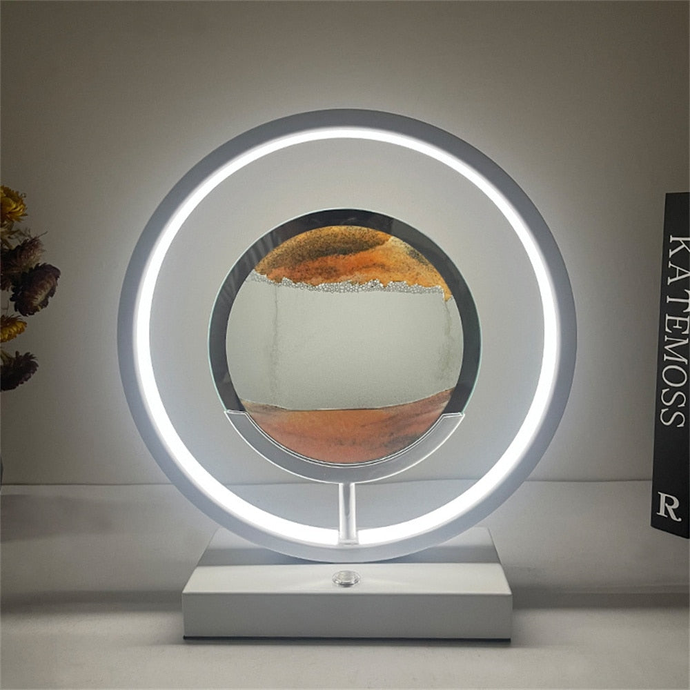 Colorful Flowing Sand 3D LED Table Lamp