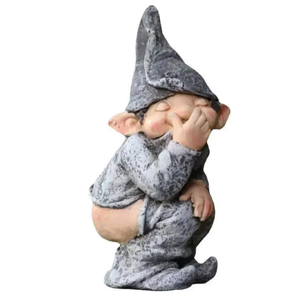 Fun Outdoor Garden Gnome Figurine Statue