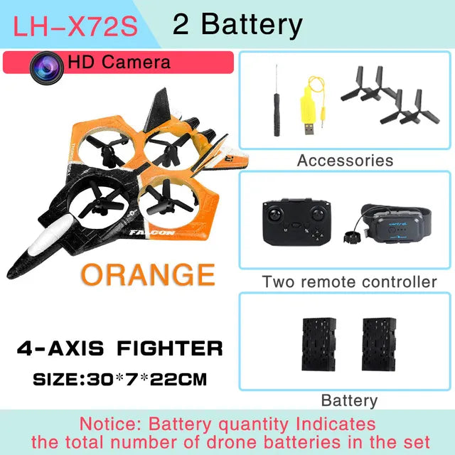 Durable Foam Remote Control Plane Toy
