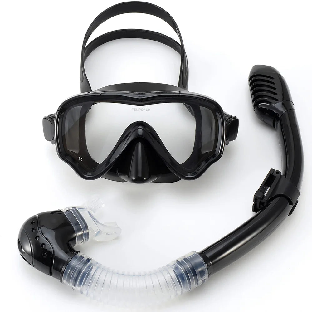 Junior Diving Mask Kit with Shatterproof Lens - Luxicro