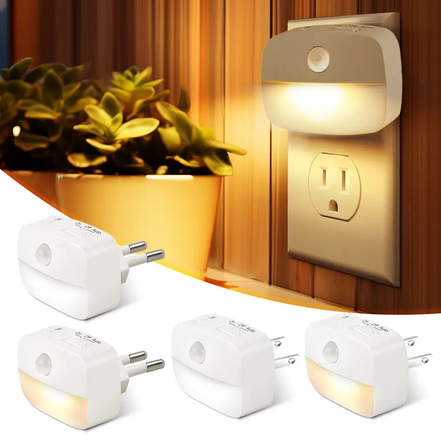 Automatic LED Bedside Lamp with Sensor and Dimmer - Luxicro