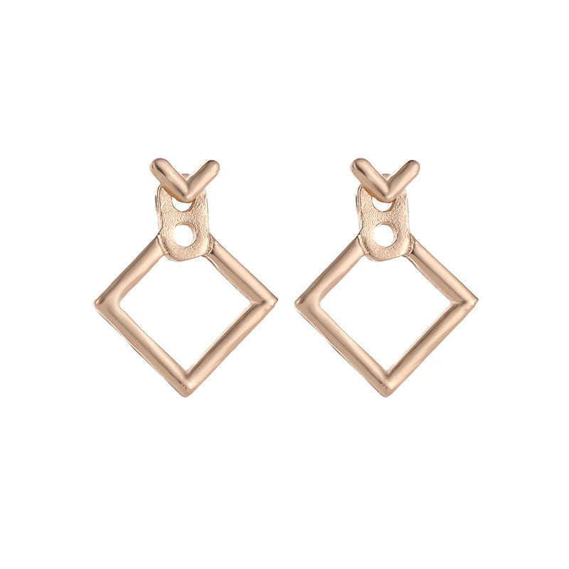 Fashionable Patterned Hanging Earrings - Luxicro