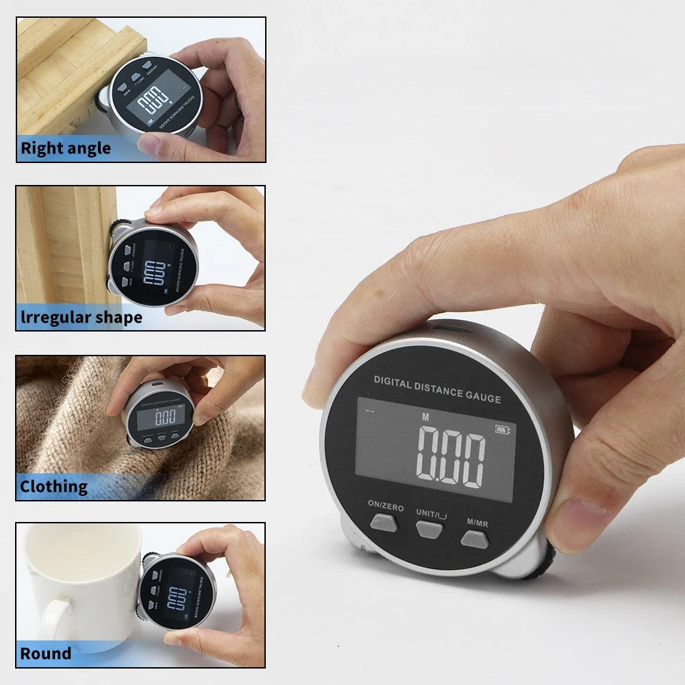 Accurate Digital Measuring Ruler with LCD Screen - Luxicro