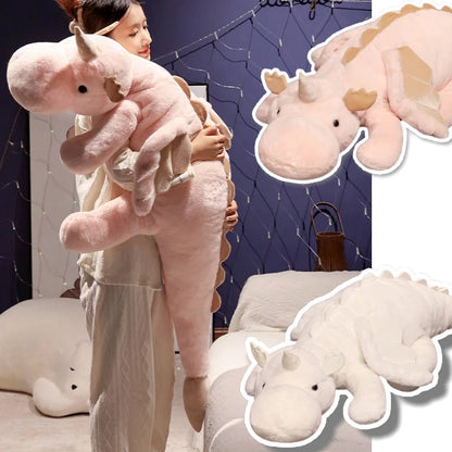 Big Soft Dragon Cuddle Buddy Pillow - Luxicro