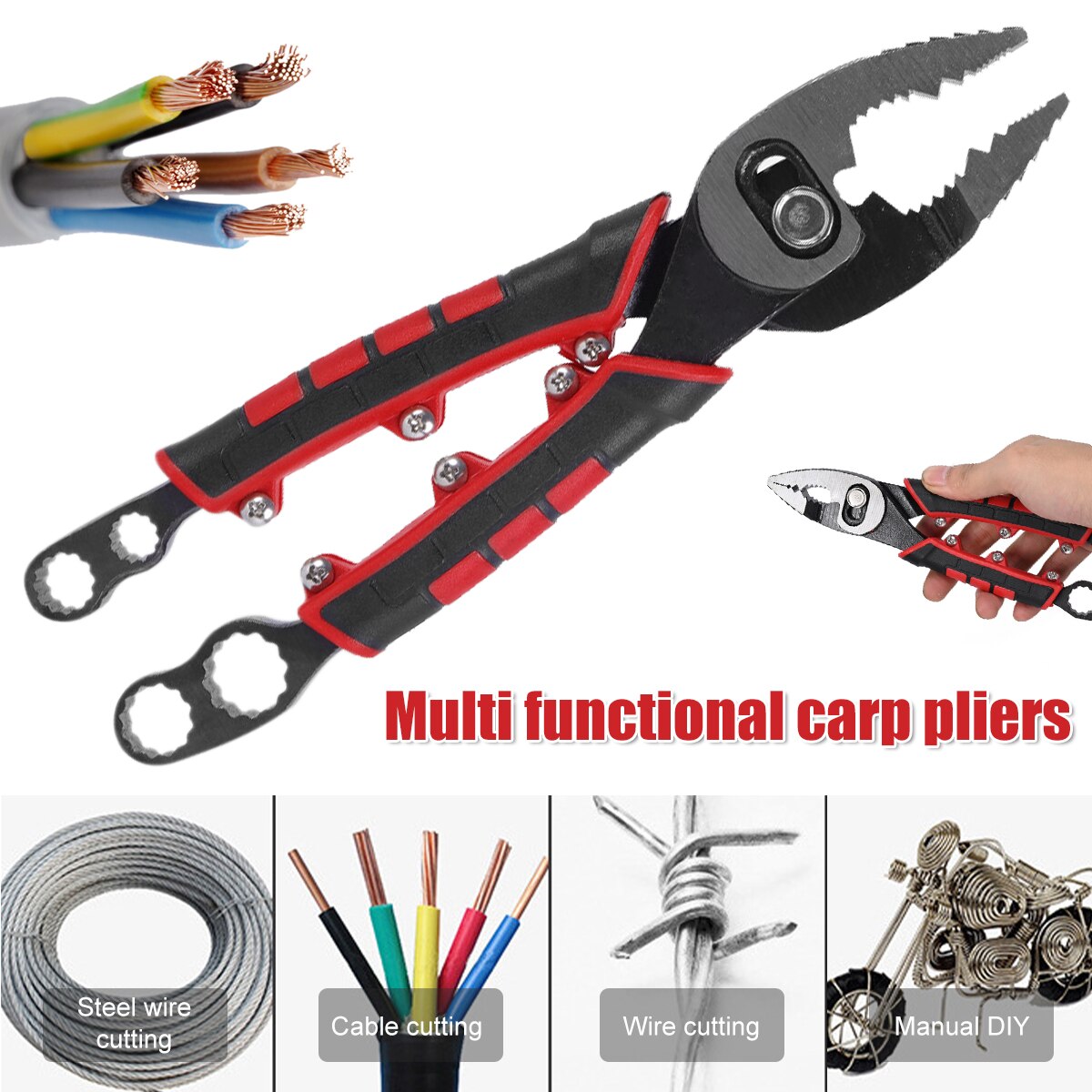 Comfort Grip Quick Release Pliers Wrench Set