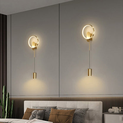 Contemporary LED Gold Sconce Wall Lamp 24W