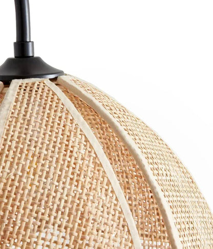 Natural Rattan Wall Light - Soft Floral Glow Lamp