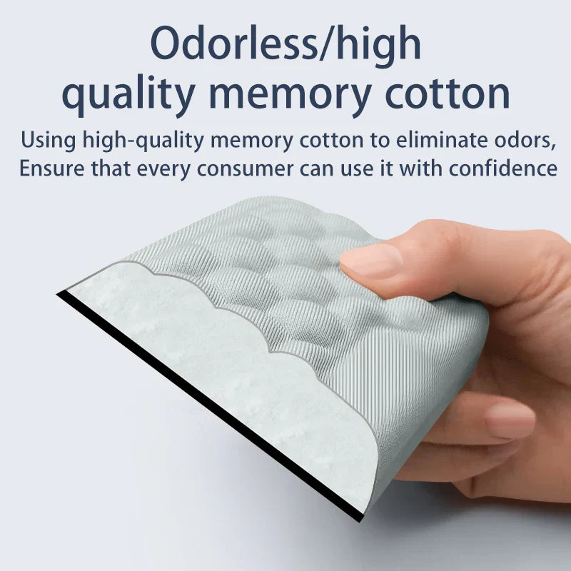 Comfortable Ergonomic Mouse Pad with Gel Wrist Rest