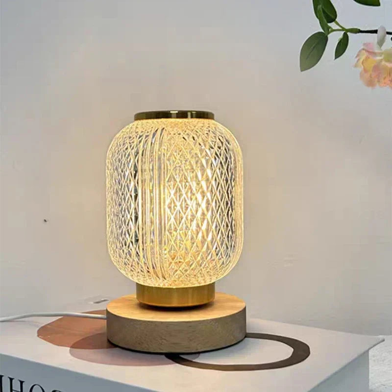 Sleek Dimmable Glass Desk Lamp - Luxicro