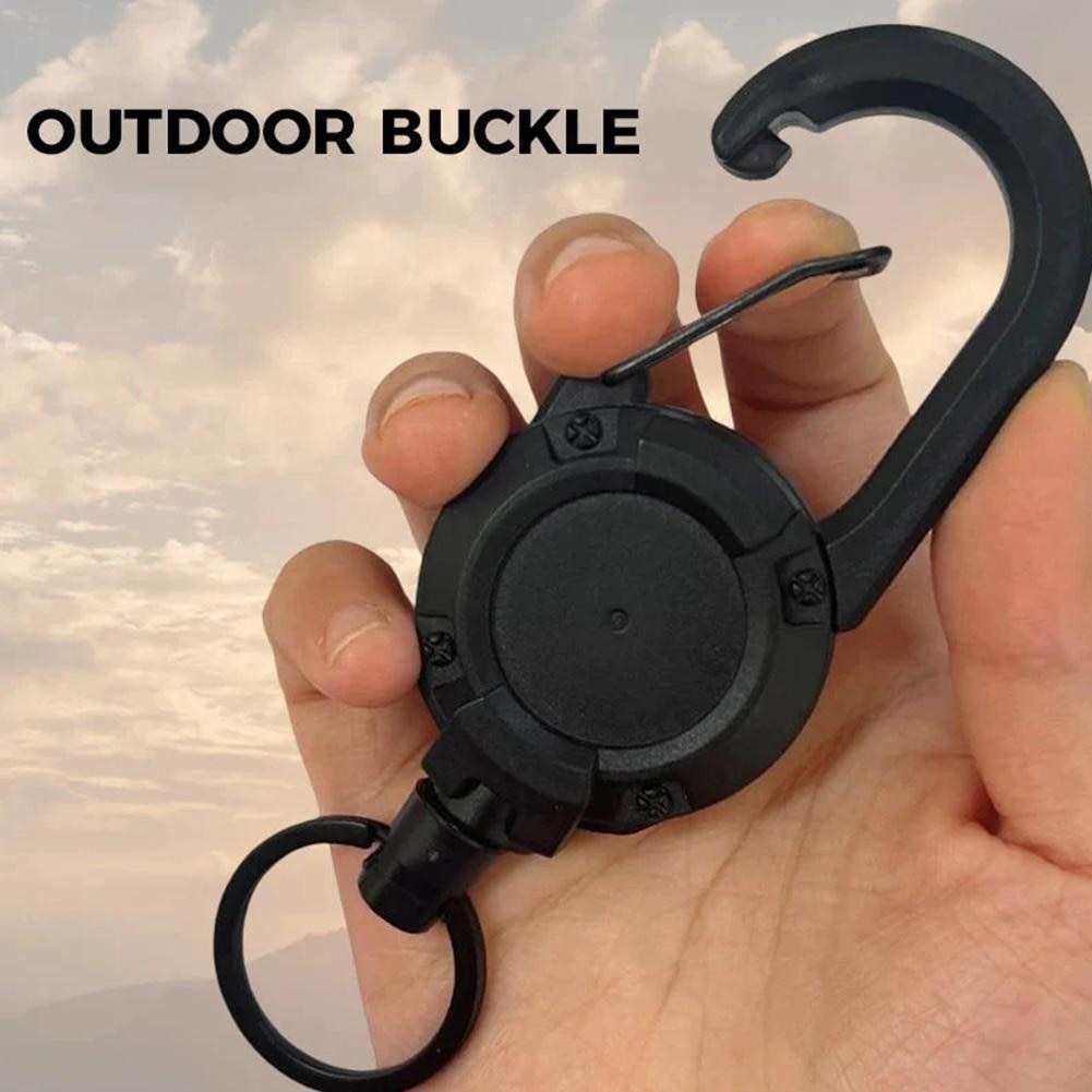 Durable Compact Keychain with Easy Pull
