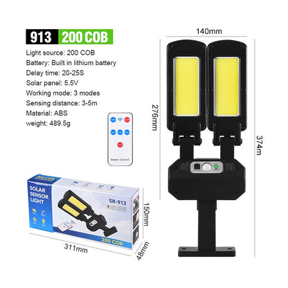 Solar Powered Motion Activated Security Light