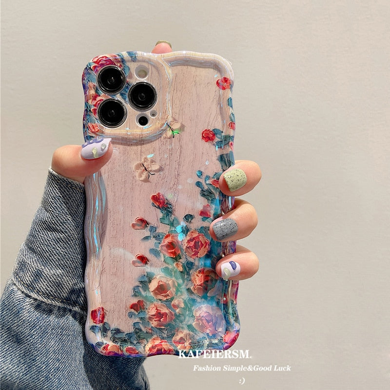Beautiful Flower Design Phone Cover