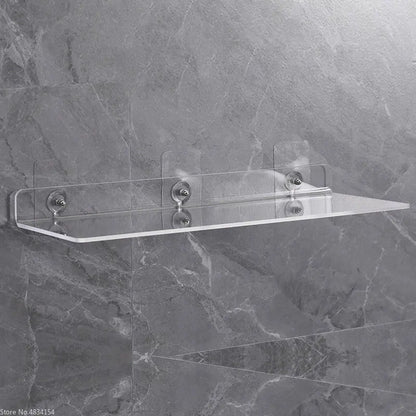 Transparent Floating Wall Shelf