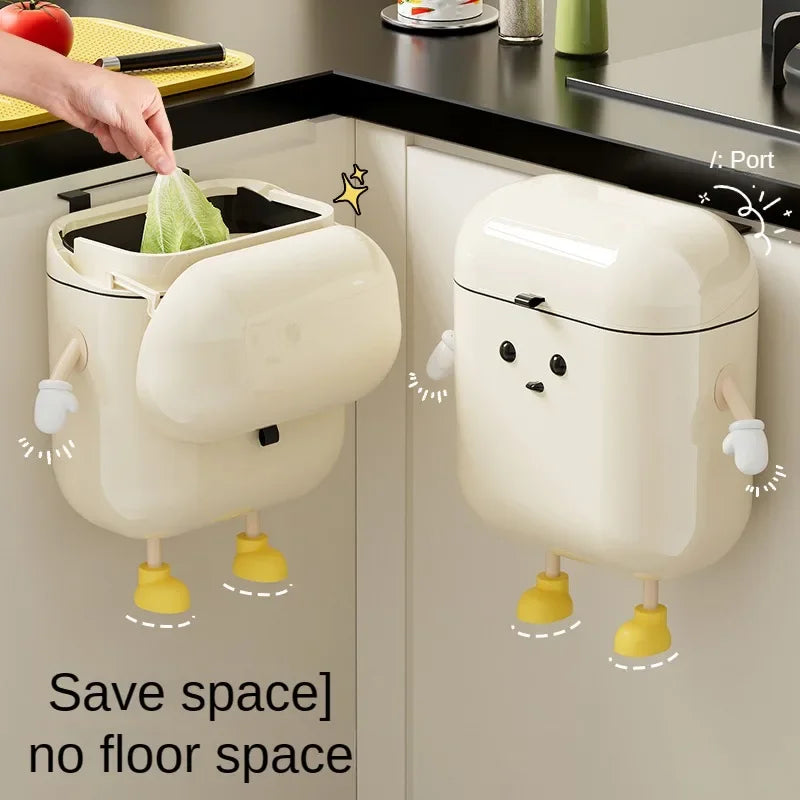Humorous Quote Wall Mounted Waste Bin