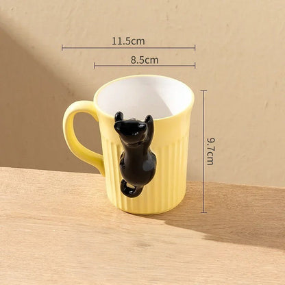 Cute Cat Ceramic Morning Mug