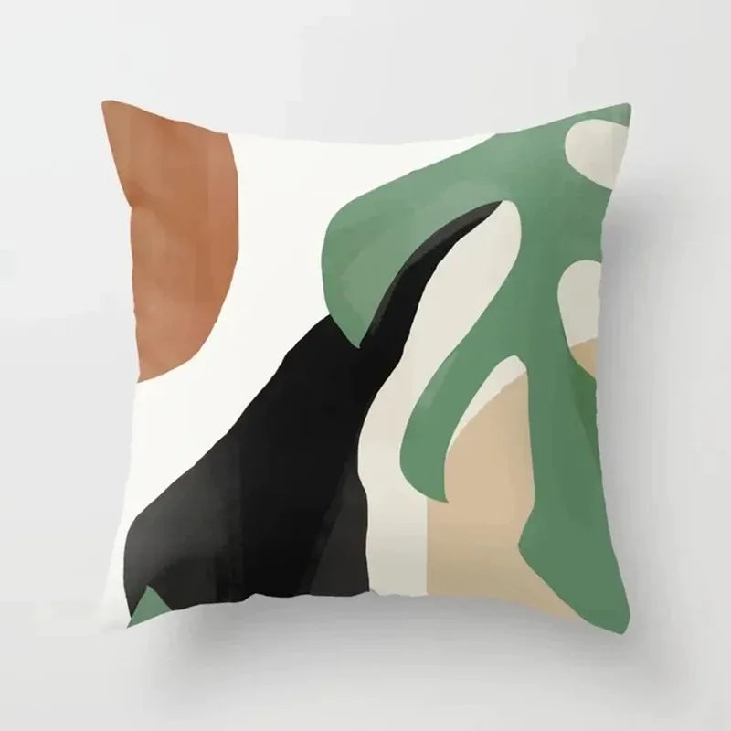 Delicate Flower Pattern Throw Pillow Cover