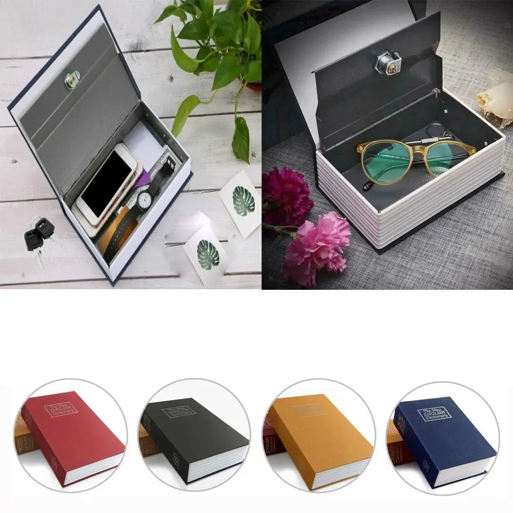 Hidden Safe Book Box with Lock