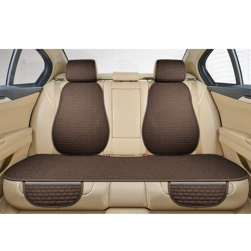 Durable Auto Seat Protector Mat with Grip Back