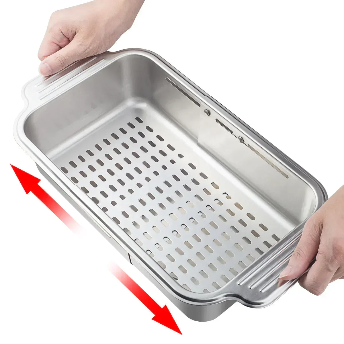 Compact Kitchen Stainless Steel Vegetable Colander Basket
