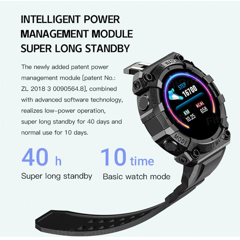 Fitness Tracker Smartwatch with Bluetooth