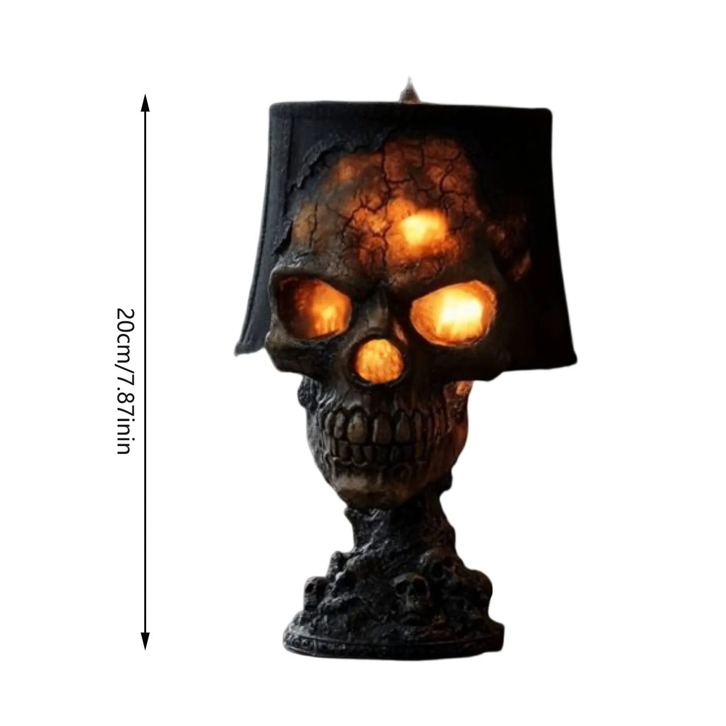 Dark Skull Desk Lamp LED Lighting