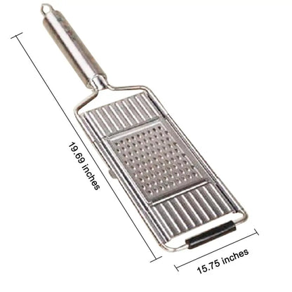 Easy Grip Stainless Steel Food Grater & Chopper
